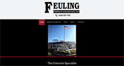 Desktop Screenshot of feulingconcrete.com