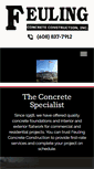 Mobile Screenshot of feulingconcrete.com